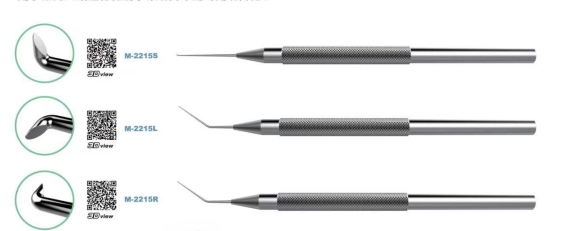 醫(yī)納密小梁切開器型號(hào)：m-2215/規(guī)格：m-2215l，m-2215r，m-2215s